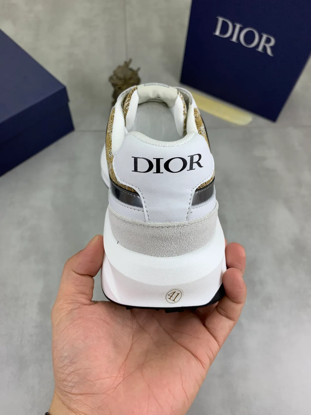 Men's Men's Shoes💰P420💰[New Style]🆘[Dior] 2025 Dior Original Lace-up Low-top Men's Shoes Classic casual shoes🔥This model is the official flagship model, with high quality and made by famous original designers. It is made of high-quality cowhide with original materials➕comfortable and breathable mesh lining➕pigskin insole. The perfect last shape and generous and fashionable design have attracted many consumers. Suitable for drivers to drive🚗. What you want is the best quality in the market. Color 4️⃣Code number: 38--44 (45 customized)